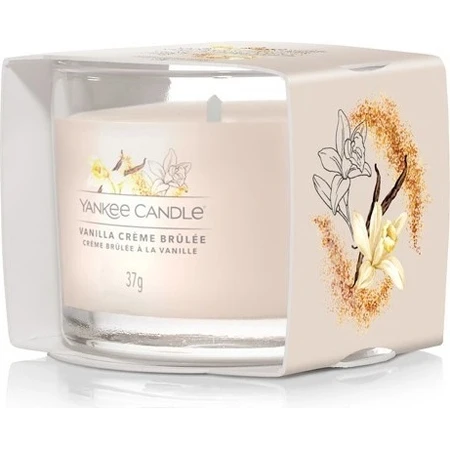 Yankee Candle - Вотивная свеча в стекле Vanilla Creme Brulee 1×37 г, ароматическая свеча: цены и характеристики