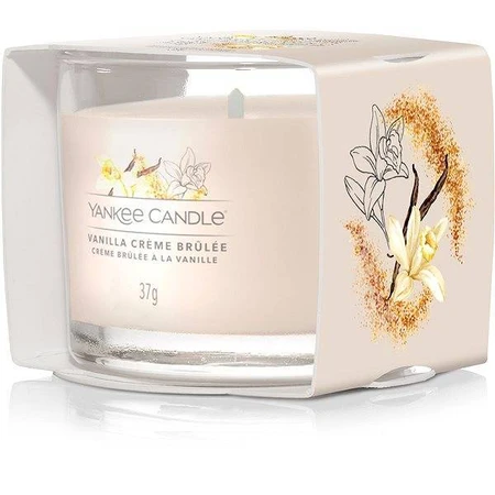 Yankee Candle - Вотивная свеча в стекле Vanilla Creme Brulee 1×37 г, ароматическая свеча: цены и характеристики
