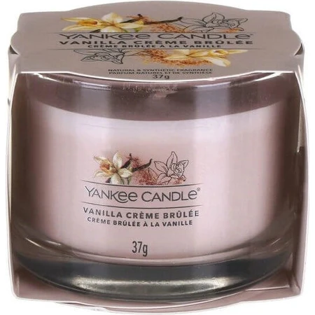 Yankee Candle - Вотивная свеча в стекле Vanilla Creme Brulee 1×37 г, ароматическая свеча: цены и характеристики