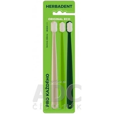 HERBADENT Original ECO Toothbrush Gentle 1×1 шт, тонкая зубная щетка: цены и характеристики