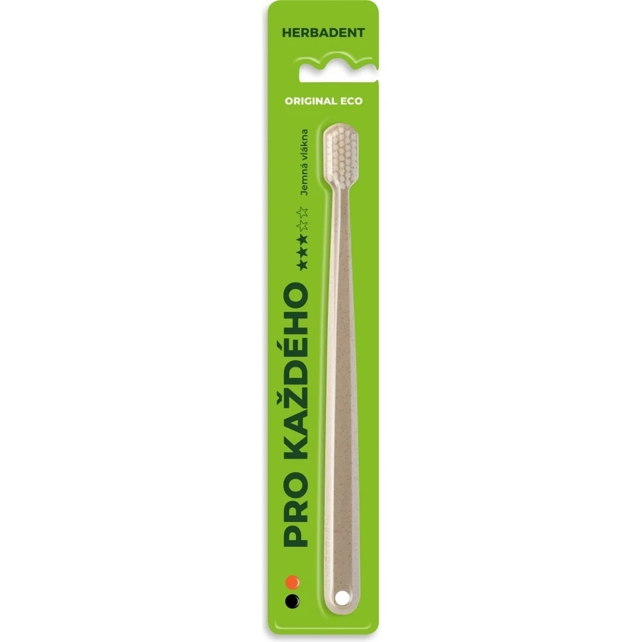 HERBADENT Original ECO Toothbrush Gentle 1×1 шт, тонкая зубная щетка: цены и характеристики