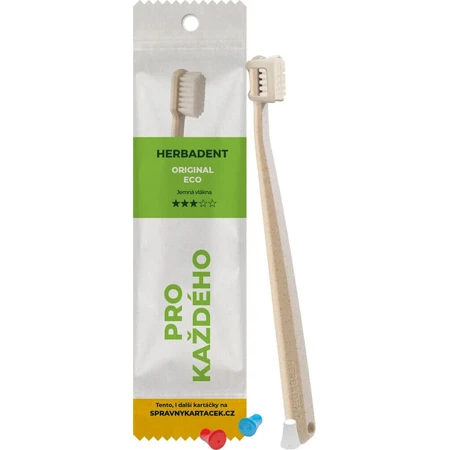 HERBADENT Original ECO Toothbrush Gentle 1×1 шт, тонкая зубная щетка: цены и характеристики