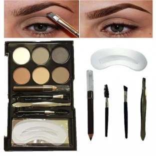 Набір тіней для повік Sprancene, For Me Only, PRO Makeup, палітра для брів, 01, пісок у комплекті