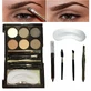 Набір тіней для повік Sprancene, For Me Only, PRO Makeup, палітра для брів, 01, пісок у комплекті
