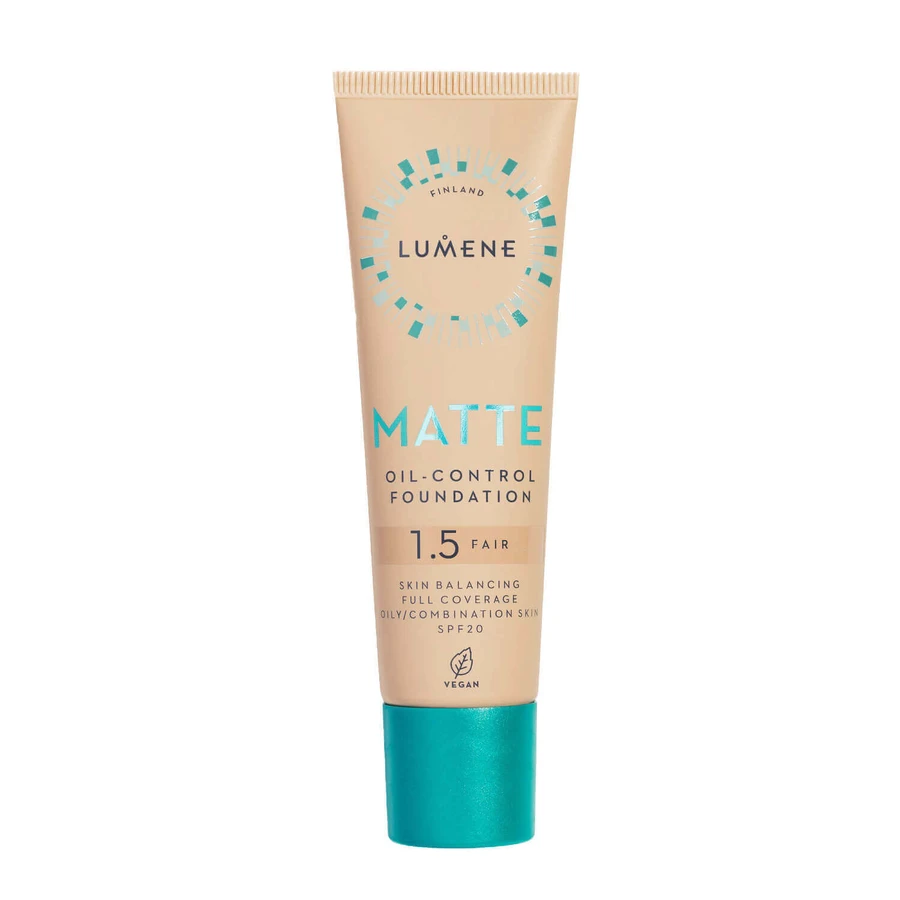 Lumene Matte, матуюча основа під макіяж, № 1.5, відтінок Fair, 30 мл: ціни та характеристики