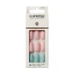 Накладные ногти Impress, Dew Drop Medium Coffin, Kiss