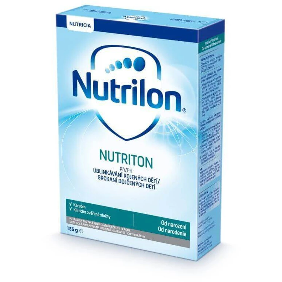 Nutrilon Нутритон для срыгивания у детей на грудном вскармливании 135 г: цены и характеристики