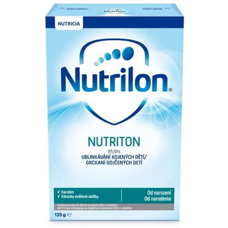 Nutrilon Нутритон для срыгивания у детей на грудном вскармливании 135 г: цены и характеристики