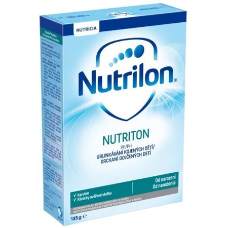 Nutrilon Нутритон для срыгивания у детей на грудном вскармливании 135 г: цены и характеристики
