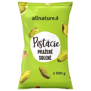 Allnature PISTACHIOS жареные соленые 1×1000 г