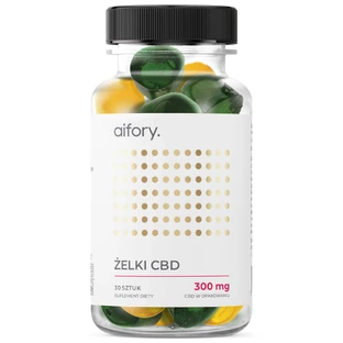 Aifory CBD жуйки 300 мг, лосі, лимонно-лимонний смак, 30 шт.