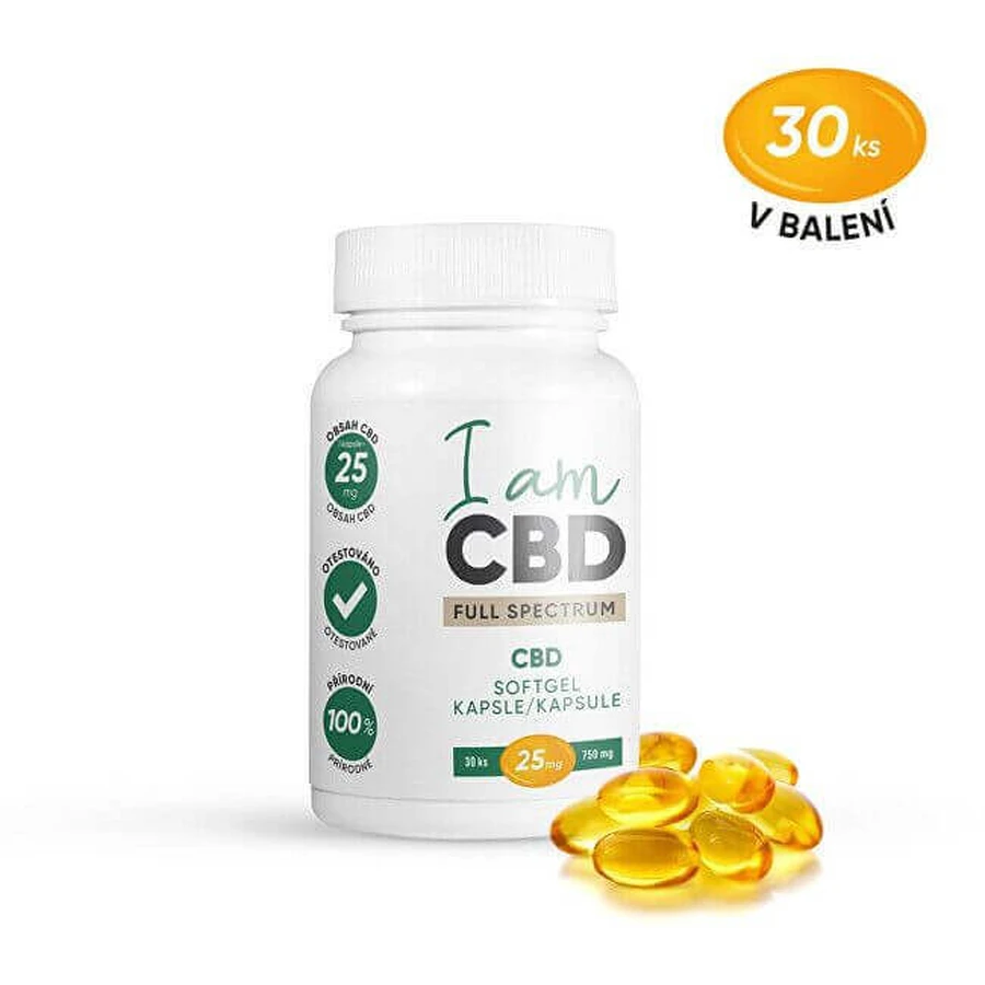 Я CBD повного спектру CBD 750 мг 30 капсул: ціни та характеристики