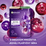 Garnier Skin Naturals Про-ретинолова розгладжуюча текстильна маска з сироваткою 22 г