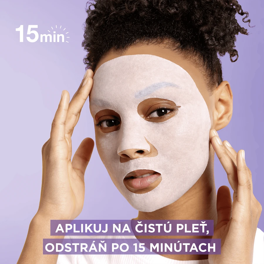 Garnier Skin Naturals Про-ретинолова розгладжуюча текстильна маска з сироваткою 22 г: ціни та характеристики