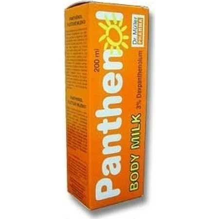 Dr. Müller PANTHENOL BODY MILK 1×200 мл, лосьйон для тіла: ціни та характеристики