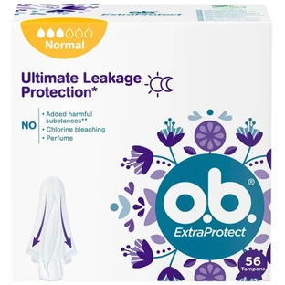 Тампоны O.B. ExtraProtect Normal, 56 штук