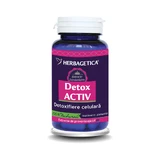 Detox activ, 60 капсул, Herbagetica