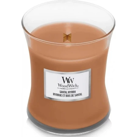 WoodWick Medium Candle Santal Myrrh Myrrh 1×275 г, ароматична свічка: ціни та характеристики