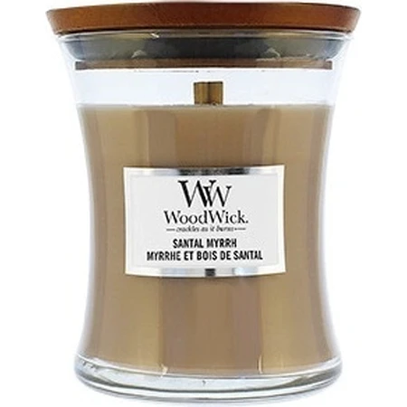 WoodWick Medium Candle Santal Myrrh Myrrh 1×275 г, ароматична свічка: ціни та характеристики