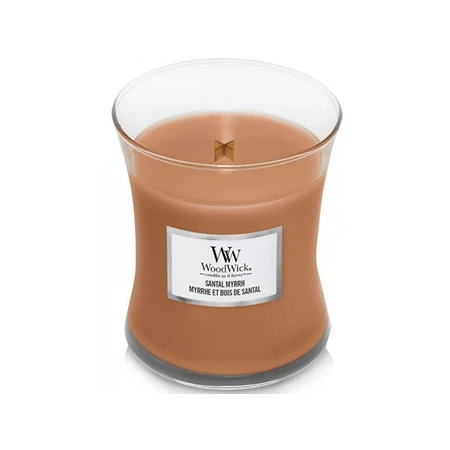 WoodWick Medium Candle Santal Myrrh Myrrh 1×275 г, ароматична свічка: ціни та характеристики