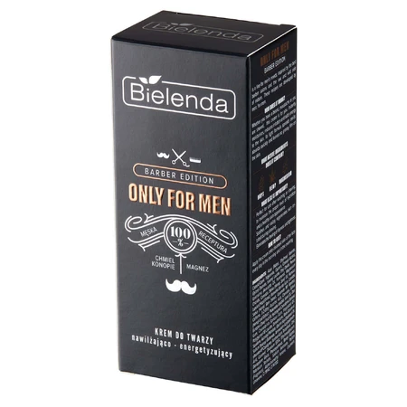 Зволожуючий та живильний крем для чоловіків Bielenda Only For Men, 50 мл: ціни та характеристики