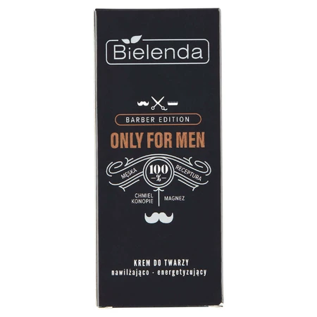 Зволожуючий та живильний крем для чоловіків Bielenda Only For Men, 50 мл: ціни та характеристики