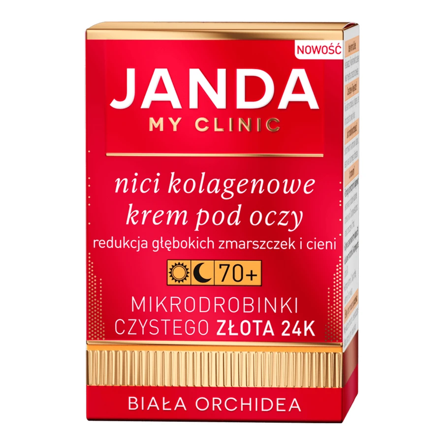 Колагенові нитки Janda Крем для повік 70+, 15 мл: ціни та характеристики