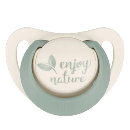 NUK For Nature, пустушка, латексна, анатомічна, зелена, 18-36 місяців, 2 шт.: ціни та характеристики