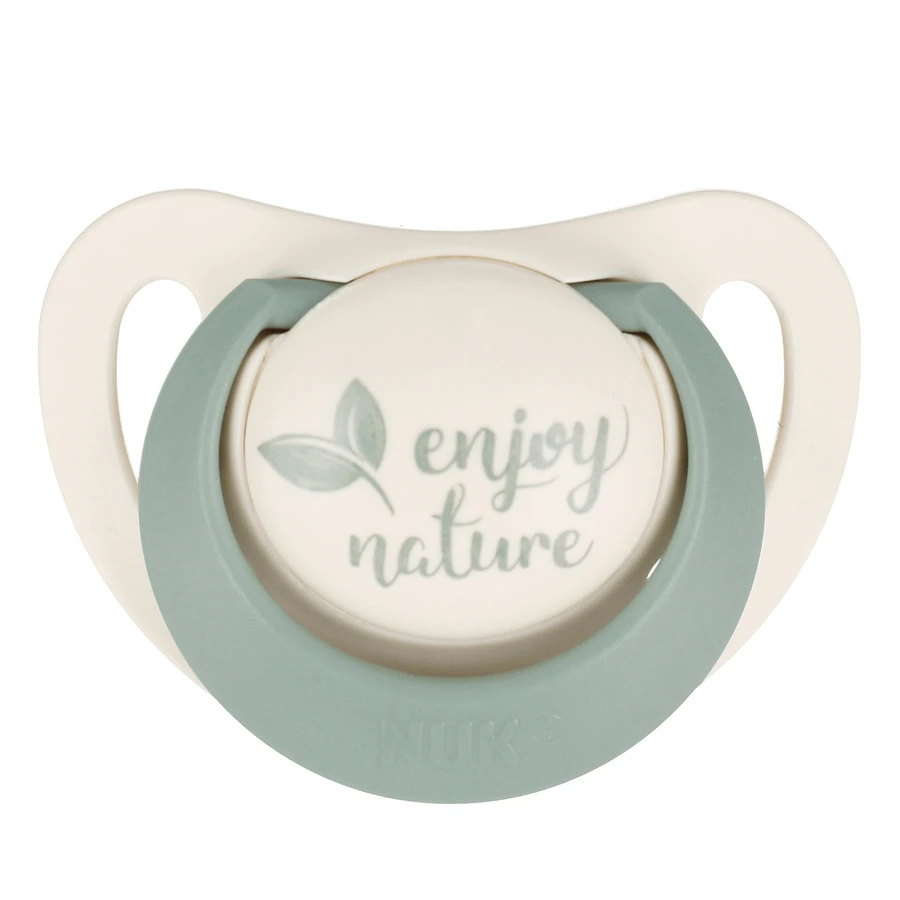 NUK For Nature, пустушка, латексна, анатомічна, зелена, 18-36 місяців, 2 шт.: ціни та характеристики