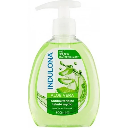 INDULONA Антибактериальное жидкое мыло ALOE VERA 1х300 мл, мыло: цены и характеристики