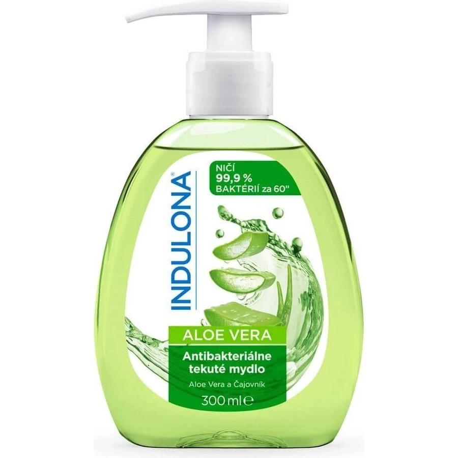 INDULONA Антибактериальное жидкое мыло ALOE VERA 1х300 мл, мыло: цены и характеристики