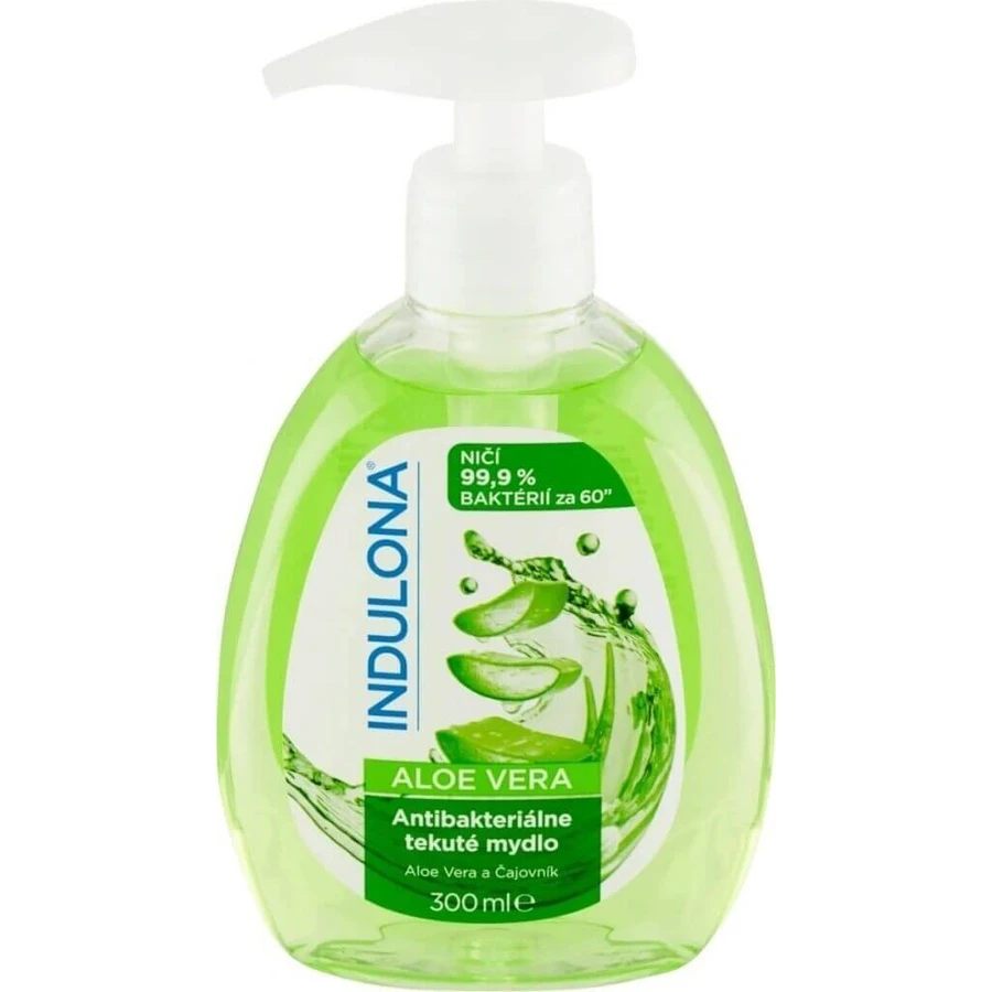 INDULONA Антибактериальное жидкое мыло ALOE VERA 1х300 мл, мыло: цены и характеристики
