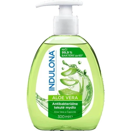 INDULONA Антибактериальное жидкое мыло ALOE VERA 1х300 мл, мыло: цены и характеристики