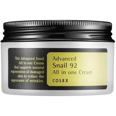 COSRX Advanced Snail 92 All In One Cream 1×100 г, зволожуючий крем: ціни та характеристики