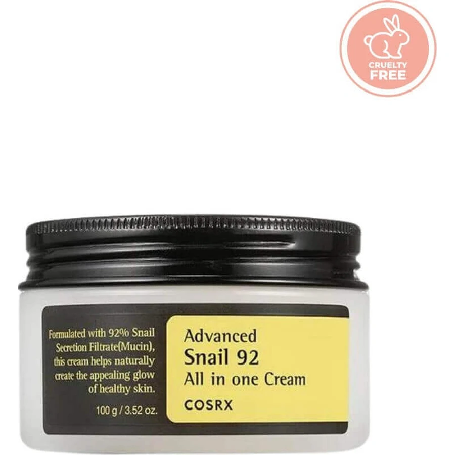 COSRX Advanced Snail 92 All In One Cream 1×100 г, зволожуючий крем: ціни та характеристики