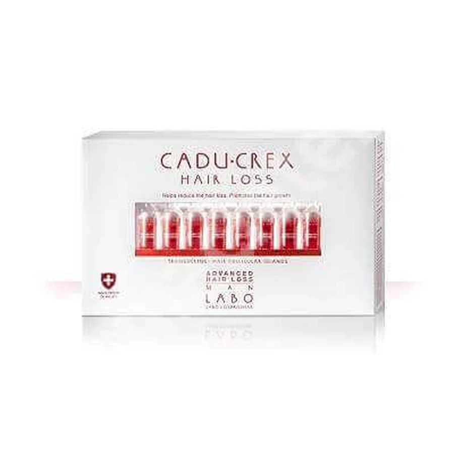 Средство против выпадения волос на поздней стадии у мужчин Cadu-Crex, 20 ампул, Labo: цены и характеристики