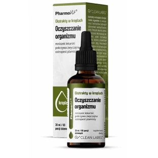 Екстракти в краплях для очищення організму 30 мл Pharmovit Clean Label
