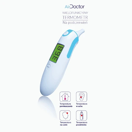 AirDoctor KFT-22M, многофункциональный инфракрасный термометр: цены и характеристики