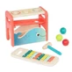 Деревянная скамейка с молоточком, мячиками и ксилофоном, +12 месяцев, BToys