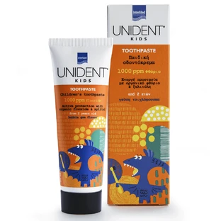 Дитяча зубна паста Unident Kids 1000 ppm з фтором, 50 мл, Intermed