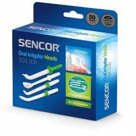 SENCOR SOX 008 Насадки для ротового душа SOI 1×22 шт, сменные насадки для ротового душа: цены и характеристики