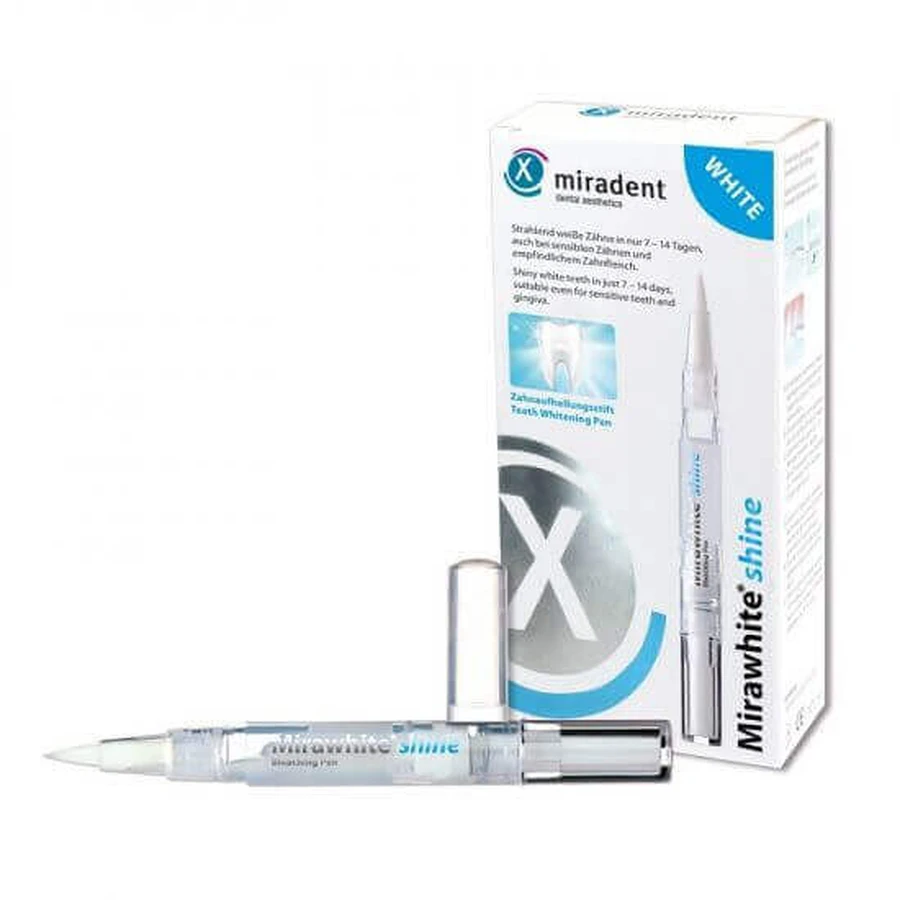 Ручка для відбілювання зубів Mirawhite Shine, 1,8 мл, Miradent: ціни та характеристики