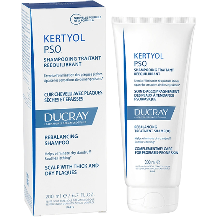Ducray Kertyol PSO Repairing ampoule восстановление баланса волосяного стержня при псориазе 200 мл: цены и характеристики