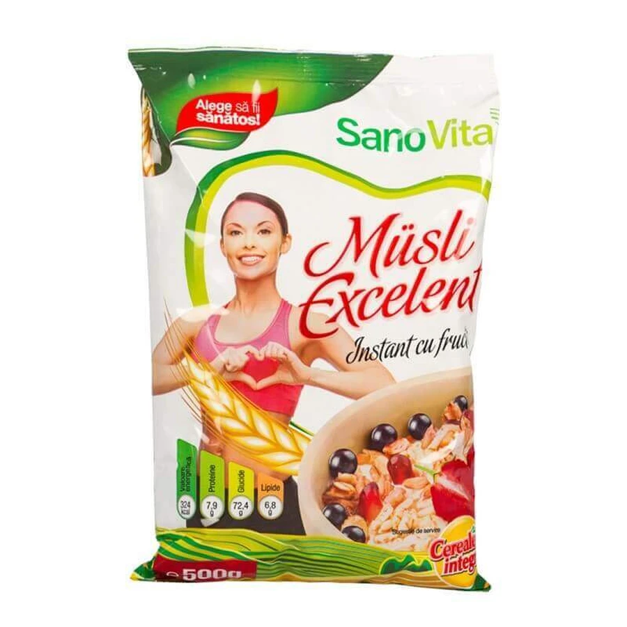 Мусли Экселент, 500 г, Sanovita: цены и характеристики