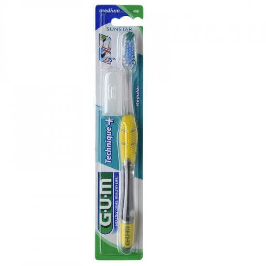 Зубна щітка Techinque+ Regular Medium, гумка Sunstar: ціни та характеристики