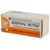 Валеріана Борисов табл. 20 мг блістер у коробці №50