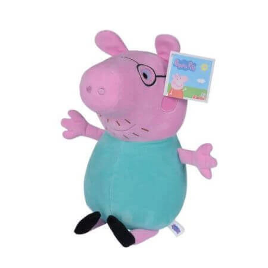 Плюшева іграшка, 37 см, Татко Свинка, Peppa Pig: ціни та характеристики