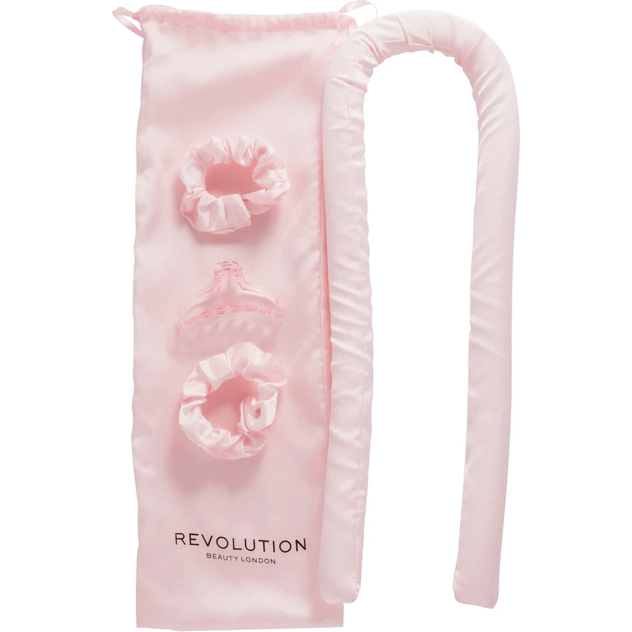 Revolution Haircare Curl Enhance Satin Curling Ribbon Pink, набор для завивки волос 4 шт.: цены и характеристики
