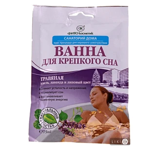 Ванна "санаторій дома" 75 мл, "Для міцного сну" трав'яна