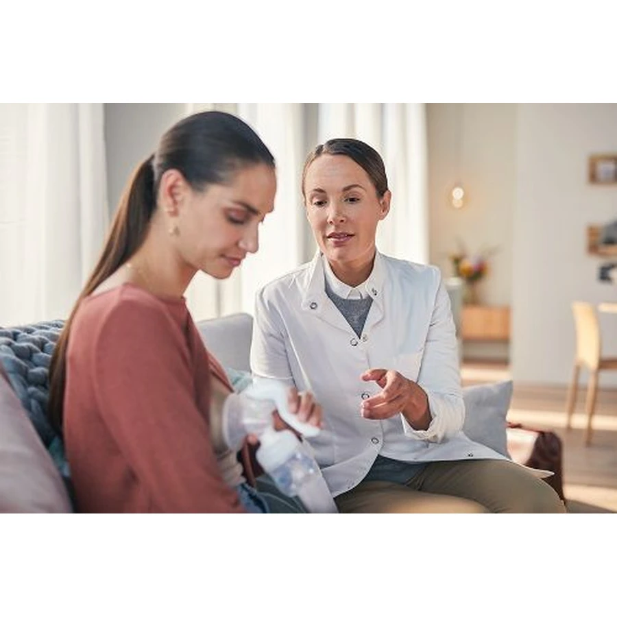 Philips Avent Молокоотсос для грудного молока ручной + VIA 180 мл: цены и характеристики
